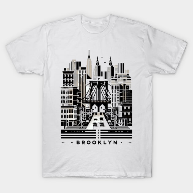 Brooklyn Graphic T-Shirt T-Shirt by swaggerthreads